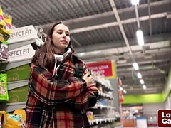 Pijpbeurt, Bruinharig, Stel, Erotisch, Spel, Hd, Buiten, Tieten likken