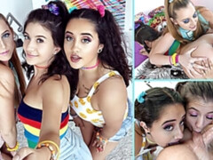 Блондинки, Сперма во рту, Фетиш, Группа, Лизание, Натуральные сиськи, Оргии, Молоденькие