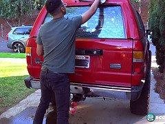 Pijpbeurt, Bruinharig, Sperma shot, Lul, Zuigen