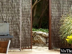 Blond, Bruinharig, Lesbisch, Tiener, Trio, Tieten likken, Speelgoed