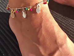 Leie, Europäisch, Füsse, Freundin, Pov, Öffentlich