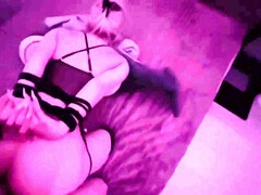 デカパイ, ブロンド, ゴス, 自家製, ハメ撮り, ラフ, 生徒, 拘束