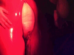 Smoking Hot Latex Milfs Deep Strap-on Fuck! Arya Grander