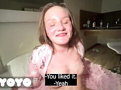 Amateur, Grosse bite, Sucer une bite, Éjaculation interne, Fille, Queue, Chatte, Adolescente