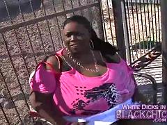 素人, デカパイ, フェラチオ, オッパイの