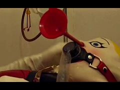 緊縛, カップル, ドイツ人, 熟年, シーメール