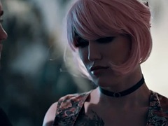 In den arsch, Grosser schwanz, Blasen, Schwul, Transfrau