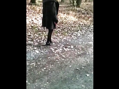 German Amateur Noemie Winter Outdoor Car Masturbation with Big Natural Tits and Orgasm