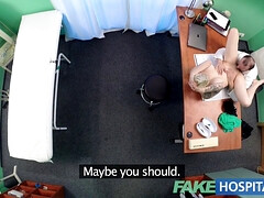 Mila Milan demands hardcore sex from tattooed doctor in fake hospital