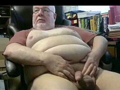 grandpa cum on webcam