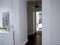 Bad, Schlafzimmer, Grosse titten, Schwarz, Aufs gesicht abspritzen, Hardcore, Pov, Dusche