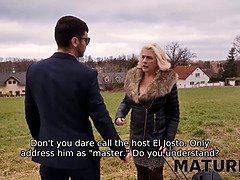 デカパイ, 中出し, チェコ, 熟年, 自然山雀, ハメ撮り, オマンコ, ストッキング