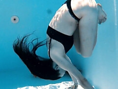 Kont, Grote mammen, Vrouw, Flexibiel, Hd, Biljart, Alleen, Onderwater