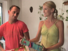 Blond, Tsjechisch, Europees, Hd, Rijpe lesbienne, Tiener, Trio