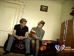 Любители, Зрелые, Русские, Мачеха, Винтаж