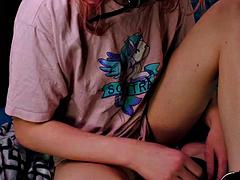 緊縛, 美人, ハードコア, オナニー, シーメール, 一人, オッパイの, おもちゃ