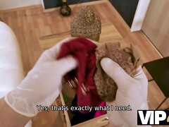 Husband fucks neighbor while wife Jennifer Mendez watches in panty sniffing frenzy