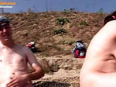 Playa, Mamada, Peludo, Al aire libre, Público, Coño