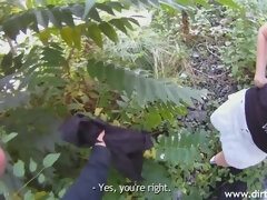 素人, ブロンド, フェラチオ, 眼鏡, 手コキする, アウトドア, ハメ撮り, ティーン