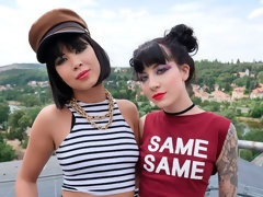 フェラチオ, ダブル開発, 異人種間, 下着, オージー, パーティ, ティーン, オッパイの