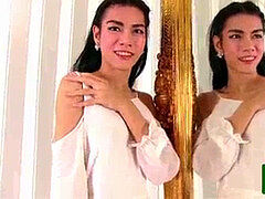 Asiático, Masturbación, Transexual, Tímido, Solo