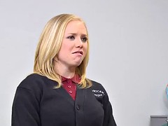 Verga grande, Rubia, Sexo duro, Oficina, Montar