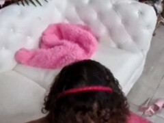 Anaal, Bruinharig, Diep in de keel, Sperma in gezicht, Handbeurt, Natuurlijke tieten, Tieten likken, Nat