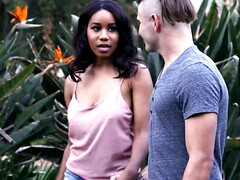 黒人, フェラチオ, 茶髪の, 毛深い, Hd, 異人種間, 自然山雀, オマンコ