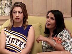 デカパイ, ブロンド, イマラチオ, レズビアン, 淫乱熟女, オマンコ, タトゥー, オッパイの