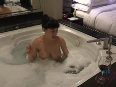 素人, 茶髪の, 指いじり, 彼女, パンティ, ピグテール, ショートヘア, タトゥー