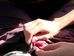 アメリカ人, 車, イく瞬間, バック, アウトドア, ピアス, ハメ撮り, オマンコ