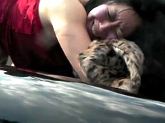 Japanese Shaved Mature Masturbation on Porsche