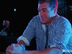 アメリカ人, フェラチオ, 浮気者, チン, 開帳, 毛深い, なめる, 自然山雀