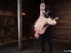 Bizarro, Fetiche, Hd, Dolor, Pelirrojo, Adolescente, Atada, Tetas