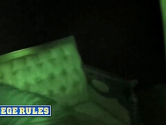 18, フェラチオ, 茶髪の, 大学生, Hd, オージー, オッパイの