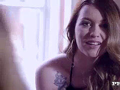 European, facial, pornographic star