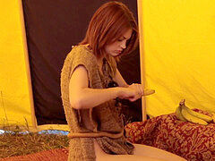 茶髪の, オナニー