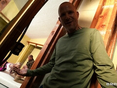 デカチン, 黒人, ブロンド, ハードコア, 異人種間, オマンコ, 三人