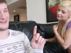 Enthousiasteling, Blond, Vriendje, Vies, Hondjeshouding, Sperma in gezicht, Hardcore, Huisgemaakt