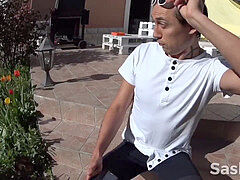 In den arsch, Blasen, Braunhaarige