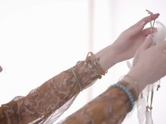 Nana, Hd, Lesbienne, Léchez, Masturbation, Chatte, Rasée, Nénés