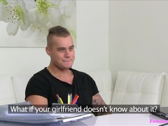 Leie, Arsch, Blasen, Hundestellung, Frau, Handjob, Büro