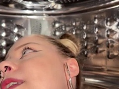 18, ブロンド, フェラチオ, 兄弟, ヨーロピアン, 小柄, ティーン, オッパイの