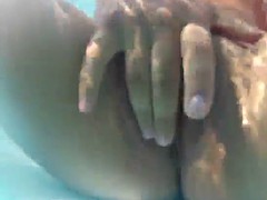 Tussi, Bikini, Paar, Hardcore, Lecken, Im freien, Pool, Realität