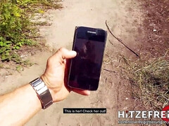 Amateur, Culo, Alemán, Al aire libre, Pequeña, Pov, Público, Realidad