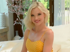 Cul, Blonde, Sucer une bite, Éjaculer dans la bouche, Tir de sperme, Léchez, Adolescente, Nénés