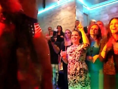 Peculiar girls get absolutely insane and naked at hardcore party