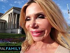 デカチン, フェラチオ, ハードコア, Hd, 淫乱熟女, 公共