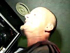 アナル, デカパイ, ブロンド, フェラチオ, ダブル開発, グループ, 熟年, 三人