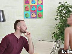 Super Hot Wife Allen Benz Earns Her BBC Creampie